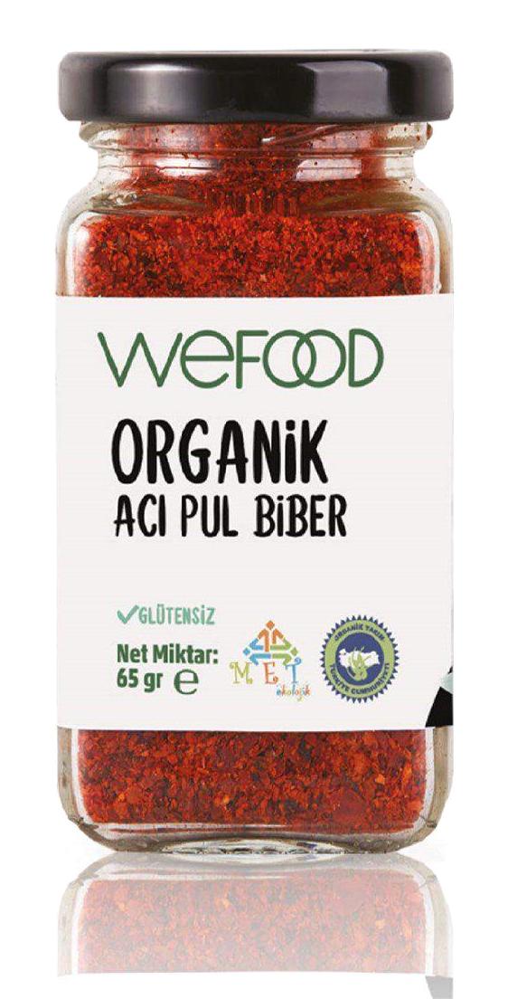 Wefood Acı Pul Biber Toz 65 gr