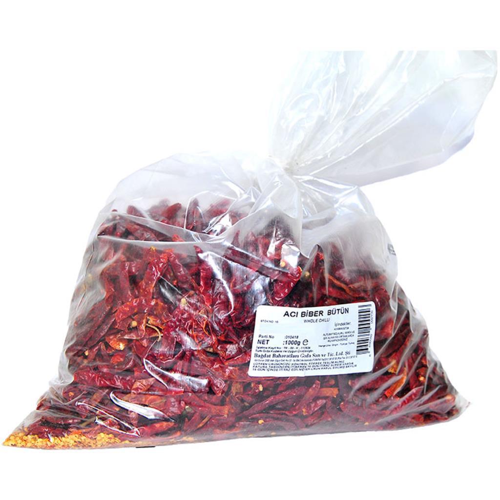 Bağdat Acı Biber Tane 1 kg