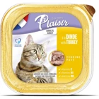 Plaisir Pate Hindi Etli Yetişkin Yaş Kedi Maması 24x100 gr
