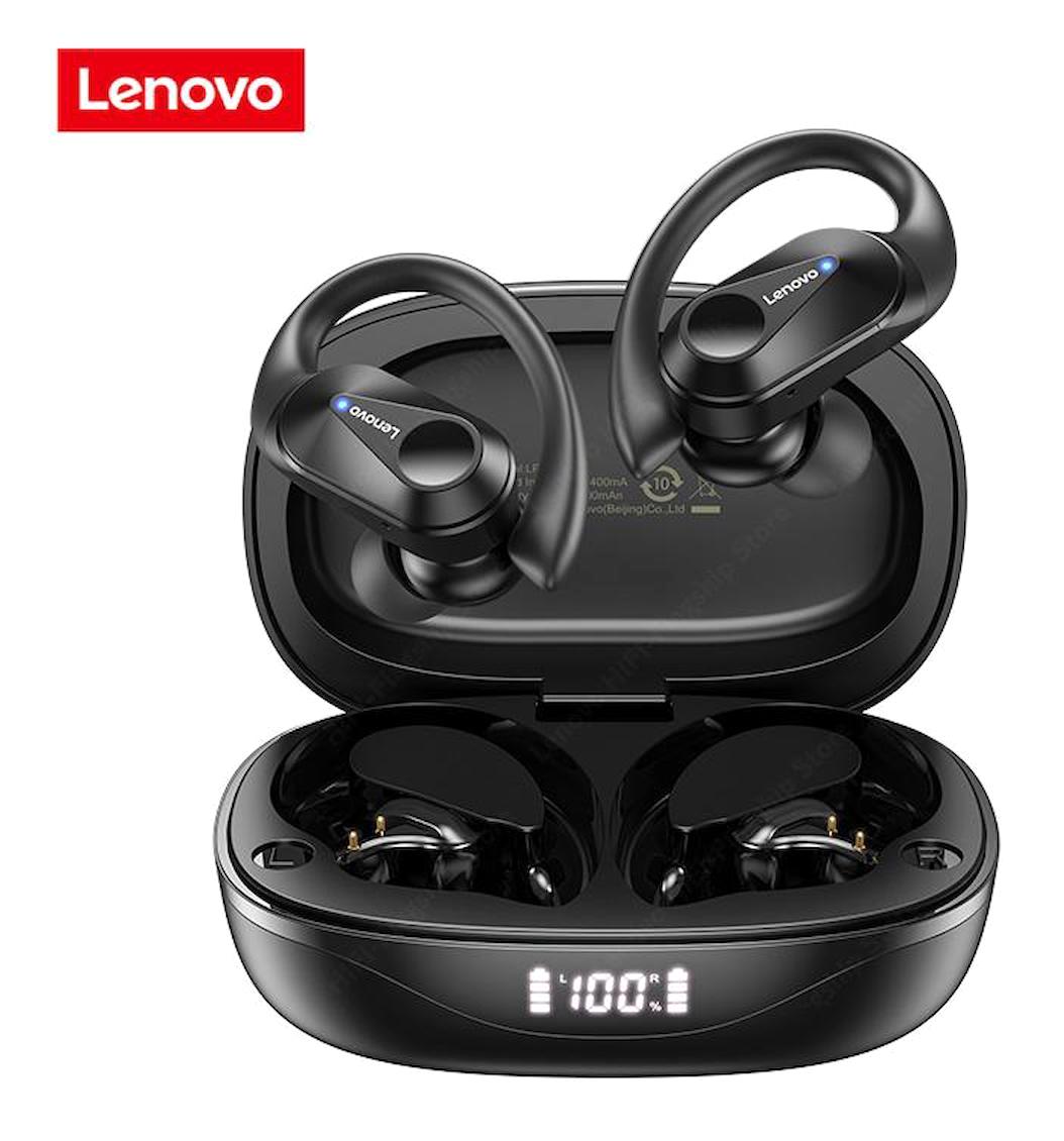 Lenovo Thinkplus LP75 5.3 Gürültü Önleyici Kablosuz Kulak İçi Bluetooth Kulaklık Siyah