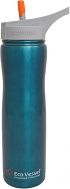 EcoVessel Aqua Insulated Paslanmaz Çelik 700 ml Outdoor Termos Yeşil