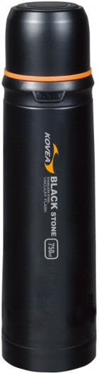 Kovea Black Stone Paslanmaz Çelik 750 ml Outdoor Termos Siyah