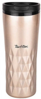 Tantitoni Ginger FY-EM05 Paslanmaz Çelik 470 ml Bardak Termos Pembe