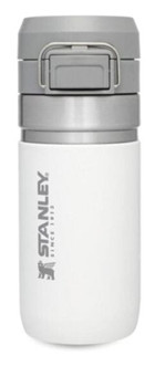 Stanley Go Quick Flip Water Bottle Paslanmaz Çelik 470 ml Outdoor Termos Beyaz