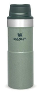 Stanley Klasik Trigger-Action Paslanmaz Çelik 350 ml Bardak Termos Yeşil