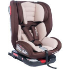 Baby Door Airfox Isofixli-Emniyet Kemerli 360 Derece Dönen 0-36 kg Yatabilen Yükseklik Ayarlı Çift Yönlü Oto Koltuğu Bej Kahverengi