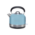 Vestel Retro Paslanmaz Çelik 1.7 lt 2200 W Işıklı Retro Mavi Kettle