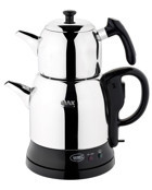 Özkent Menekşe K-661 Çelik Gövdeli 1500 W Inox - Siyah Çay Makinesi
