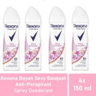 Rexona Sexy Bouquet Sprey Kadın Deodorant 4x150 ml
