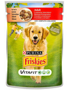 Friskies Vitafit Patates-Sığır Etli Yetişkin Yaş Köpek Maması 100 gr 20'li