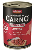 Animonda Gran Carno Sığır Etli-Yürek Yavru Yaş Köpek Maması 400 gr