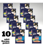 Felix Karışık Yetişkin Yaş Kedi Maması 10x85 gr