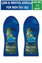 Ellesty Çam ve Mentol Duş Jeli 2x400 ml