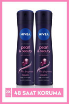 Nivea Pearly Beauty Fine Fragrance Antiperspirant Sprey Kadın Deodorant 2x150 ml