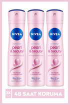Nivea Pearl & Beauty Sprey Kadın Deodorant 3x150 ml