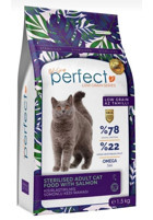Perfect Sterilised Adult Cat Somonlu Yetişkin Kuru Kedi Maması 1.5 kg