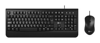 Lenovo Lecoo CM105 USB Kablolu Türkçe Q Klavye Mouse Seti Siyah