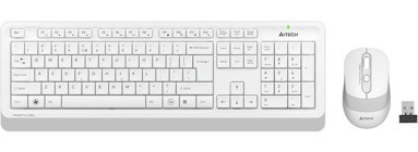 A4Tech FG1010 USB Kablosuz Q Klavye Mouse Seti Beyaz