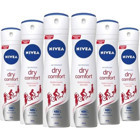 Nivea Dry Comfort Sprey Kadın Deodorant 6x150 ml