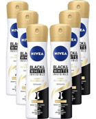 Nivea Black&White Invisible İpeksi Pürüzsüzlük Antiperspirant Sprey Kadın Deodorant 6x150 ml