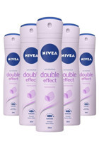 Nivea Double Effect Sprey Kadın Deodorant 5x150 ml