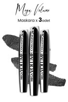 L'oréal Paris Mega Volume 24H Hacim Veren Siyah Maskara 3 Adet