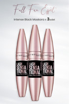 Maybelline New York Full Fan Effect Kıvırma Siyah Maskara 3 Adet