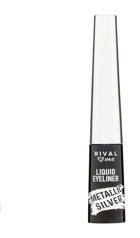 Rival Loves Me No06 Mat Gümüş İnce Uçlu Likit Eyeliner