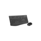Everest KM-6017 Siyah Kablosuz Klavye Mouse Seti