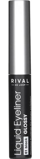 Rival De Loop No:01 Mat Siyah İnce Uçlu Likit Eyeliner