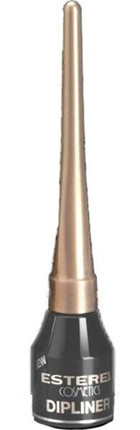 Esterel No:704 Suya Dayanıklı Mat Siyah Kalıcı Kalın Uçlu Likit Eyeliner