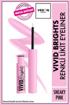 Nyx Vivid Brights Mat Sneaky Pink Kalıcı İnce Uçlu Likit Eyeliner