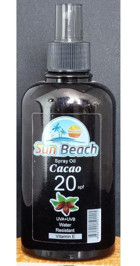 Sun Beach 20 Faktör Vücut İçin Bronzlaştırıcı Yağ 204 ml
