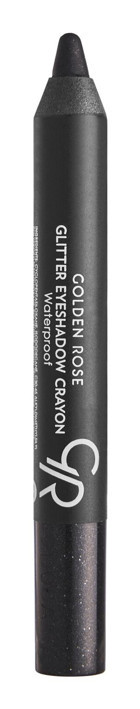 Golden Rose Crayon 51 Kalem Glitter Tekli Far Siyah