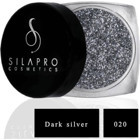 Silapro Cosmetics SP020 Jel Glitter Tekli Far Dark Silver