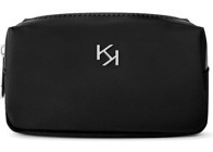 Kiko Milano Beauty Case Small Siyah Düz Naylon Makyaj Çantası