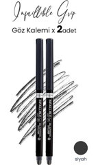 L'Oréal Paris Infaillible Grip Automatic Asansörlü Mat Siyah Göz Kalemi 2 Adet