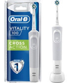 Oral-B Vitality 100 Cross Action U Şarjlı Yetişkin Diş Fırçası Beyaz