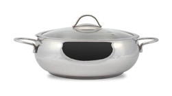 Gülsan Inox Küre 22 cm Çelik Karnıyarık Tenceresi