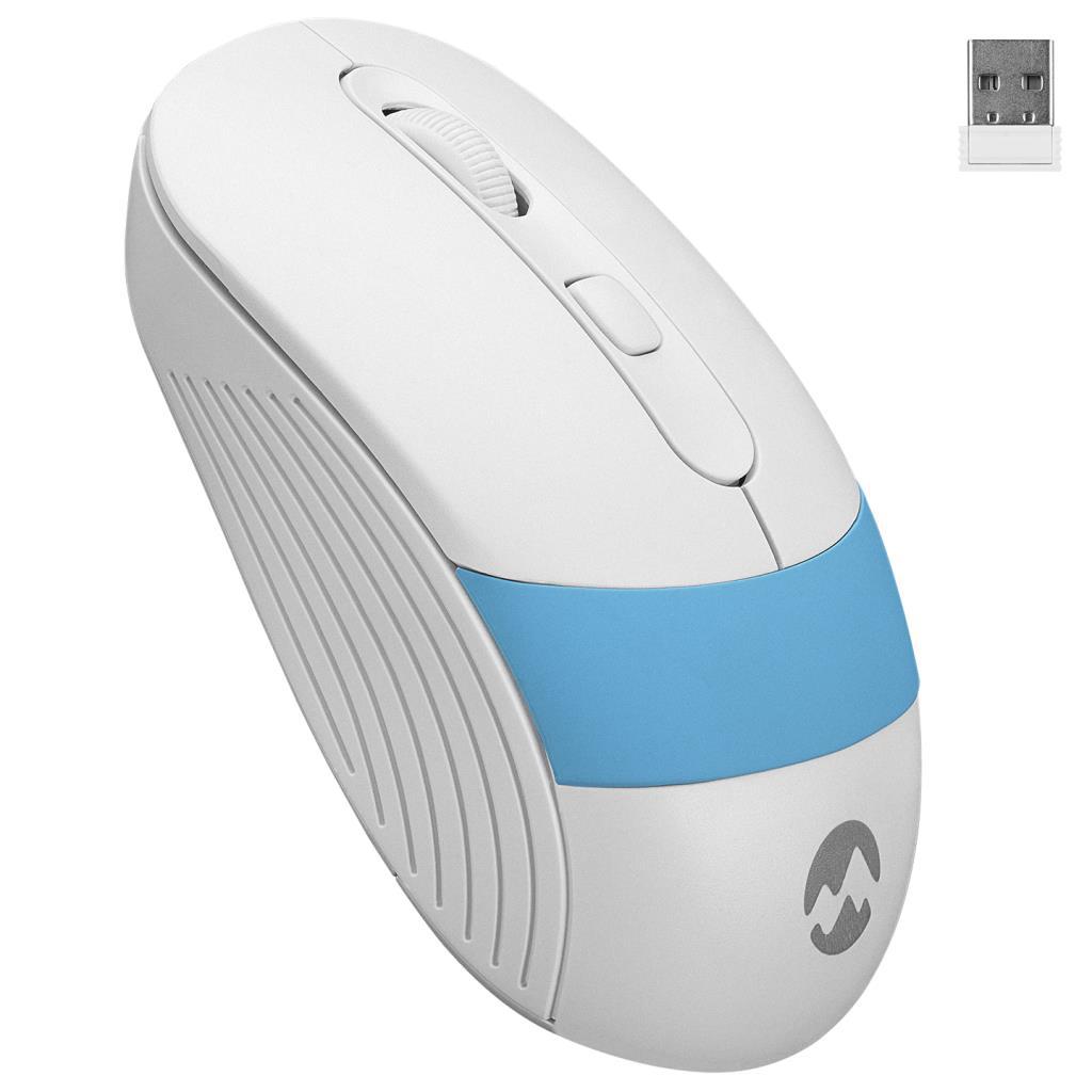 Everest SM-18 Kablosuz Beyaz Mavi Optik Mouse