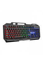 Everest KM-G88 X Işıklı Ergonomik Siyah Kablolu Klavye Mouse Seti