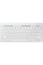 Samsung Trio Ergonomik Beyaz Kablosuz Klavye Mouse Seti