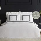 Karaca Home White Collection Juanita Çift Kişilik Nakışlı Percale Nevresim Takımı Beyaz