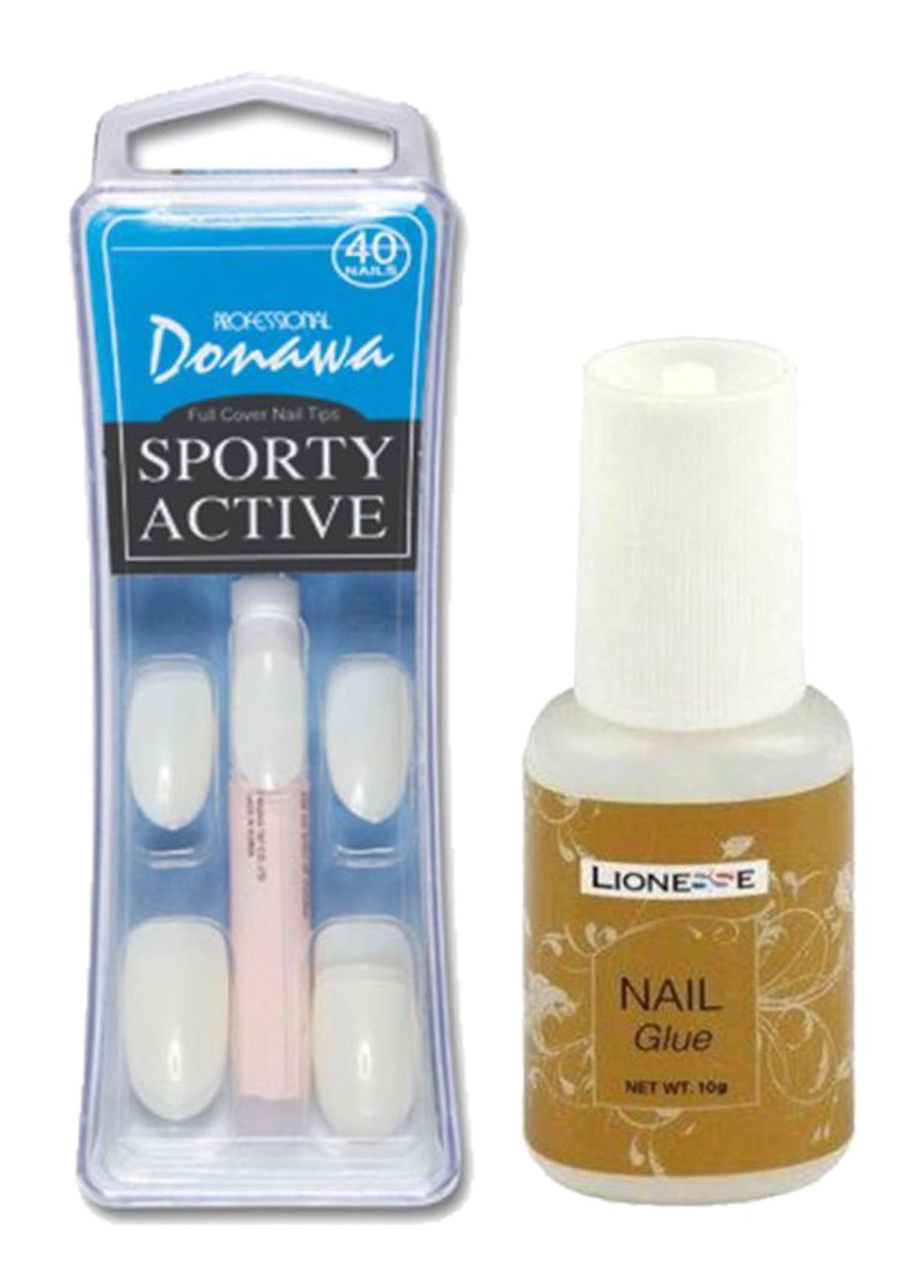 Lionesse Mat 40'lı Oval Takma Tırnak