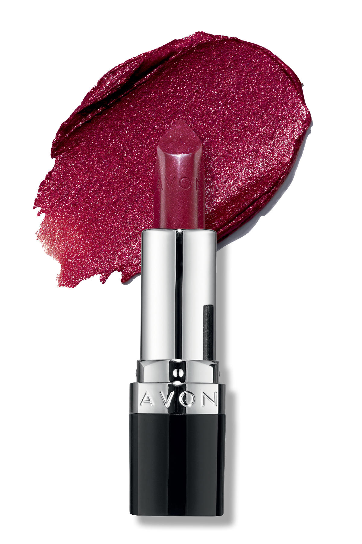 Avon Rosy Lumos Kalıcı Işıltılı Krem Lipstick Ruj