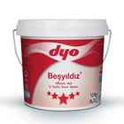 Dyo Beşyıldız Silikonlu Mat İç Cephe Boyası 10 kg Kemik Beyazı