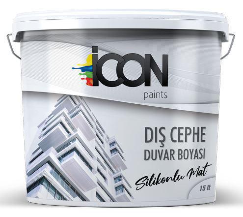 İcon Paints Silikonlu Dış Cephe Boyası 15 lt Beyaz