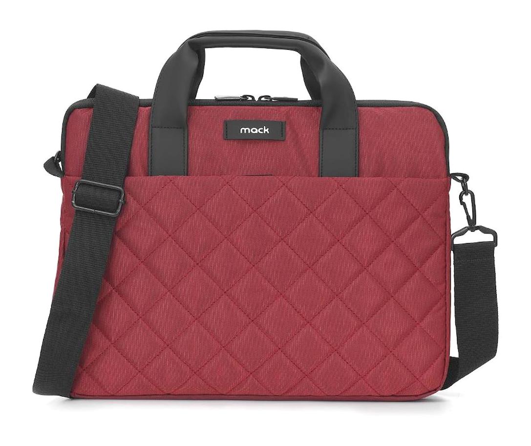 Mack 14.1 inç Polyester Laptop El Çantası Kırmızı