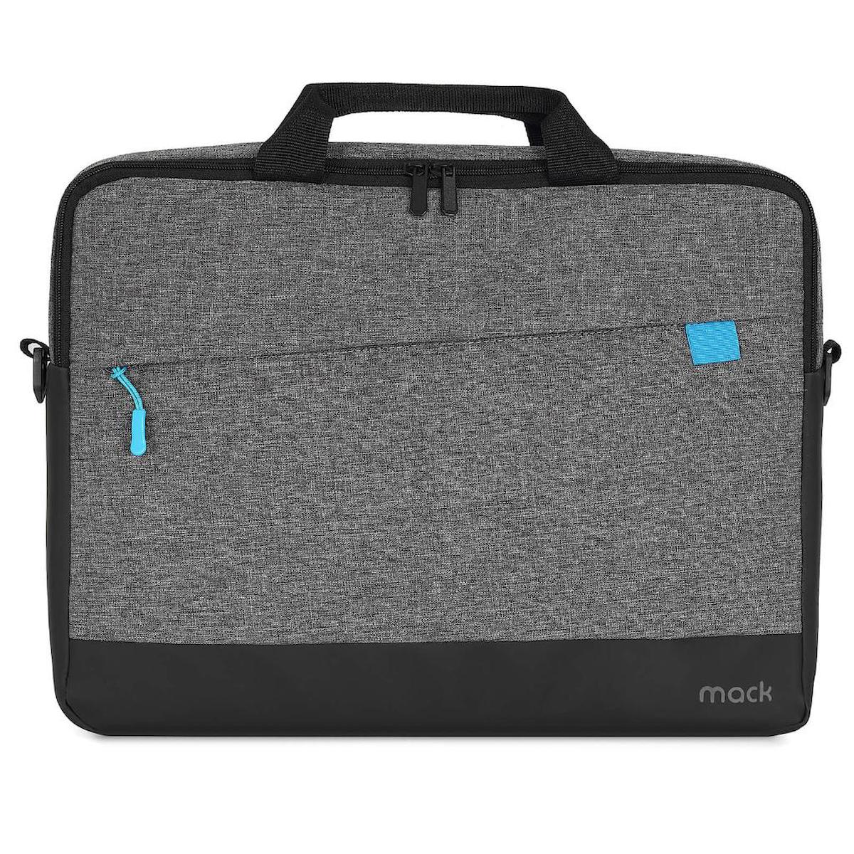 Mack 15.6 inç Polyester Laptop El Çantası Gri