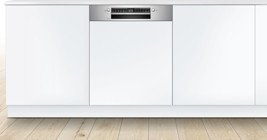 Bosch SMI4IMS60T Wi-Fi 6 Programlı E Enerji Sınıfı 13 Kişilik Cam Kapaklı Akıllı Wifili Çekmeceli Beyaz Solo Bulaşık Makinesi